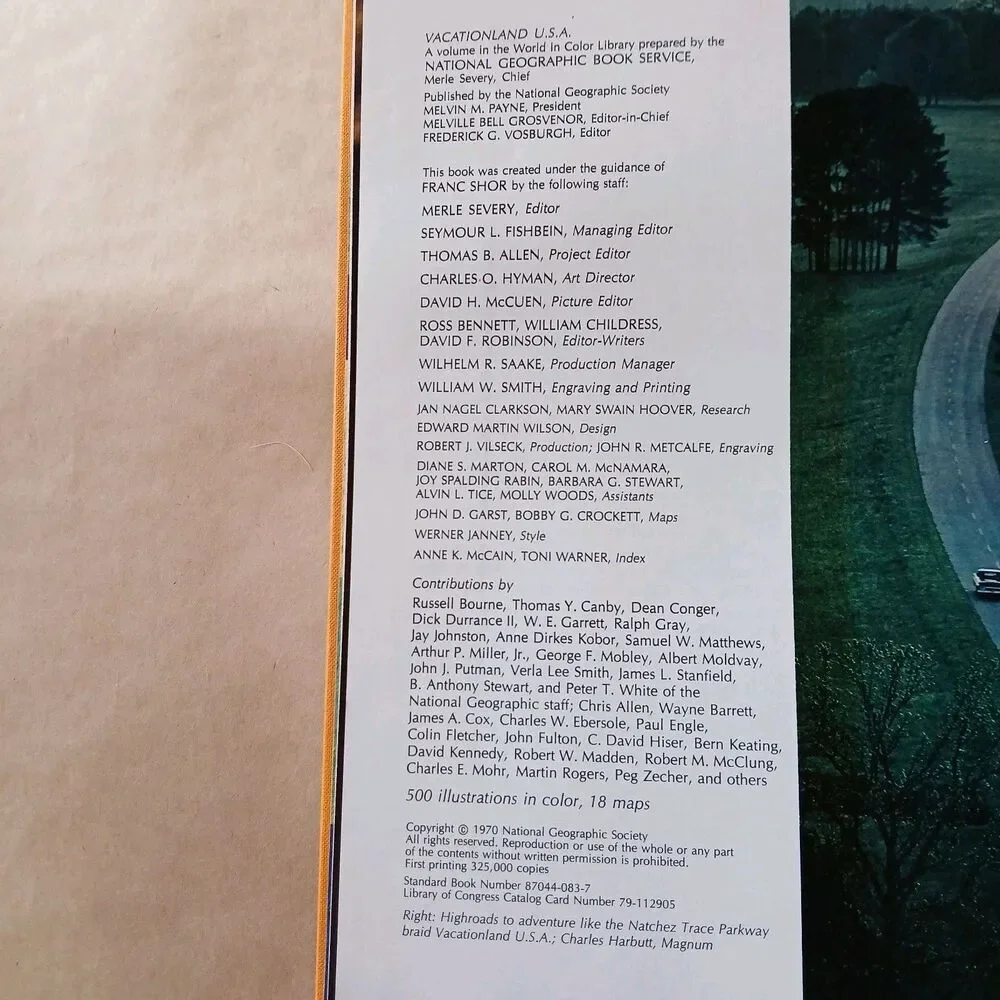 Vacationland U.S.A by National Geographic Book Service Staff (Hardcover) 1972 - Picture 6 of 7